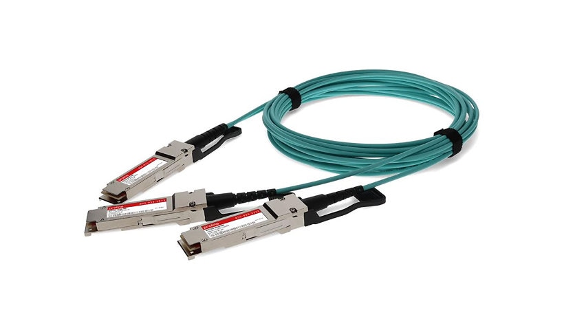 Proline 200GBase-AOC direct attach cable - TAA Compliant - 10 m - aqua
