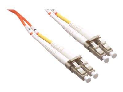 Axiom LC-LC Multimode Duplex OM1 62.5/125 Fiber Optic Cable - 4m - Orange -