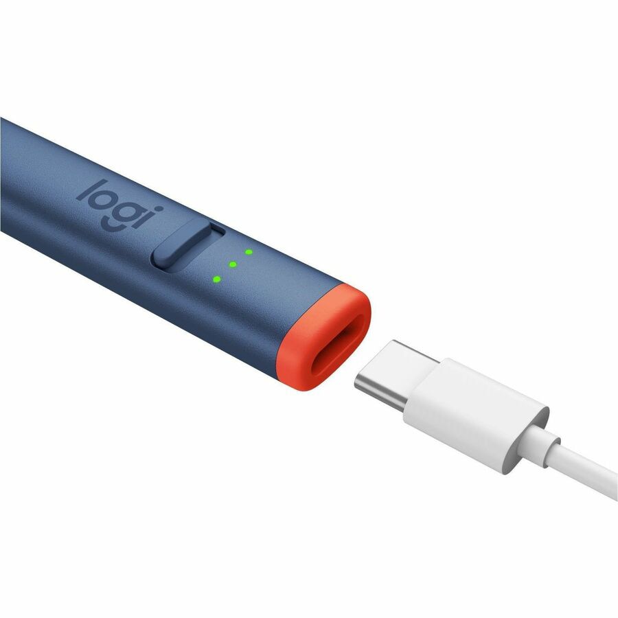 Thumbnail 6 of 13 for Logitech Crayon digital pencil for iPad (iPad models with USB-C ports) featuring Apple Pencil technology, anti-roll