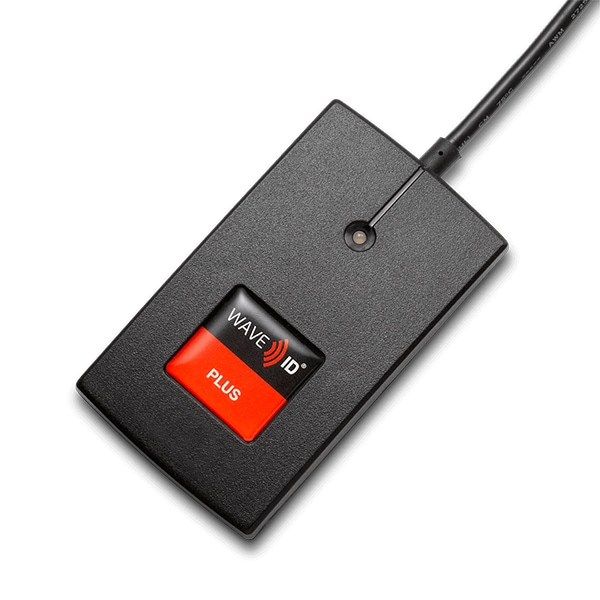 RF IDeas WAVE ID Plus Keystroke V2 with iCLASS se and Seos Card Reader