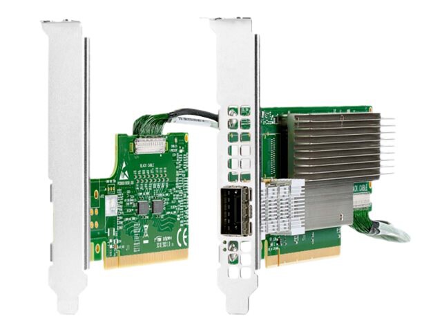 HPE InfiniBand HDR/Ethernet 200Gb 1-port 940QSFP56 - network adapter - PCIe 4.0 x16 - 200Gb Ethernet / 200Gb Infiniband