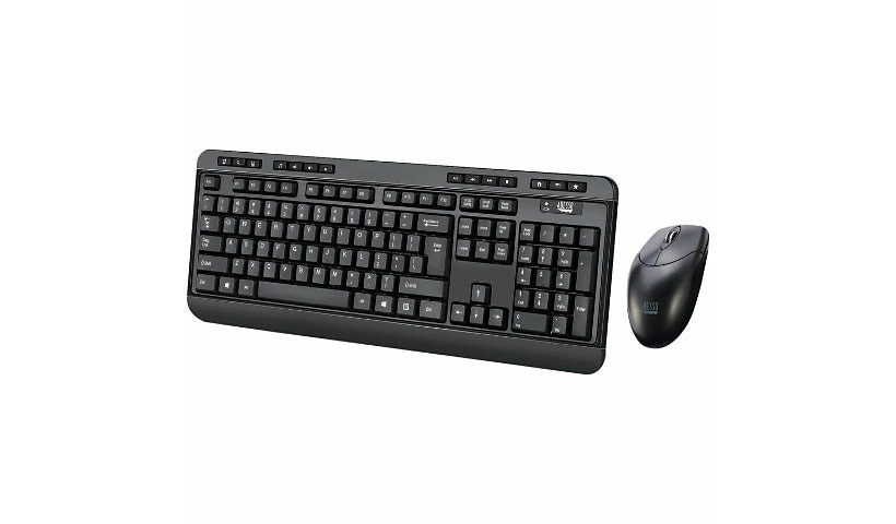 Adesso Antimicrobial Wireless Desktop Keyboard & Mouse