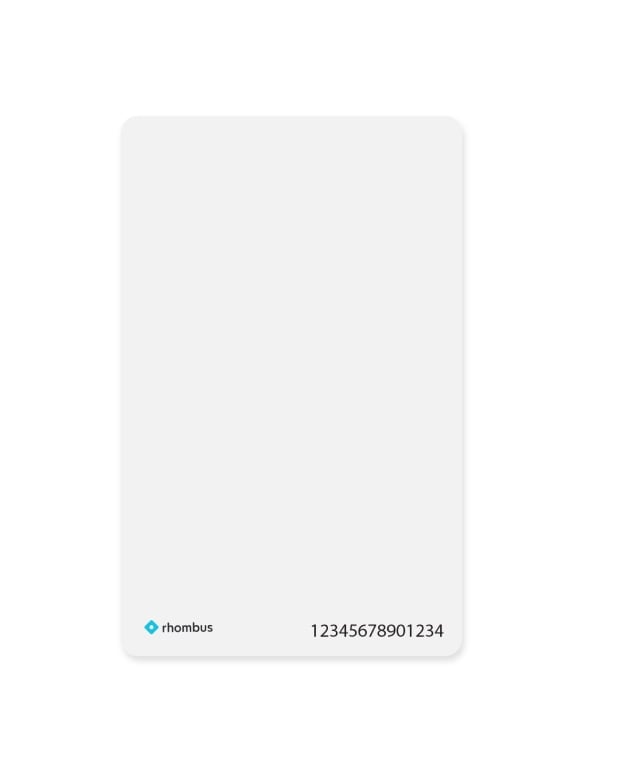 Rhombus Secure Card - 100 Pack
