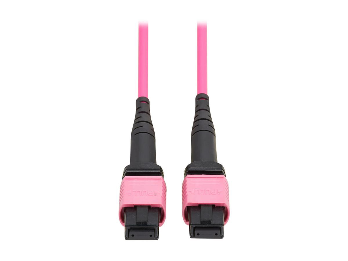 Eaton Tripp Lite series Fiber Patch Cable 100Gb Multimode 50/125 OM4 12F MTP/MPO-PC F/F TAA 1M