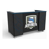 Spectrum Esports Shoutcaster Station - workstation - rectangular - black