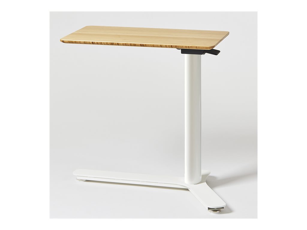 Humanscale Float Mini - sit/standing desk - rectangular with rounded corners - bamboo