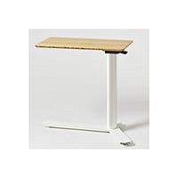 Humanscale Float Mini - sit/standing desk - rectangular with rounded corners - bamboo