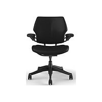 Humanscale Freedom - chair - ticino (chrome-free leather) - obsidian, noir