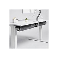 Humanscale NeatTech mounting component - large - pinstripe white with gray trim