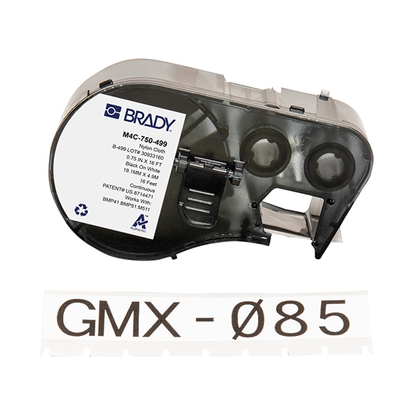Brady - label cartridge - matte - 1 cassette(s) -