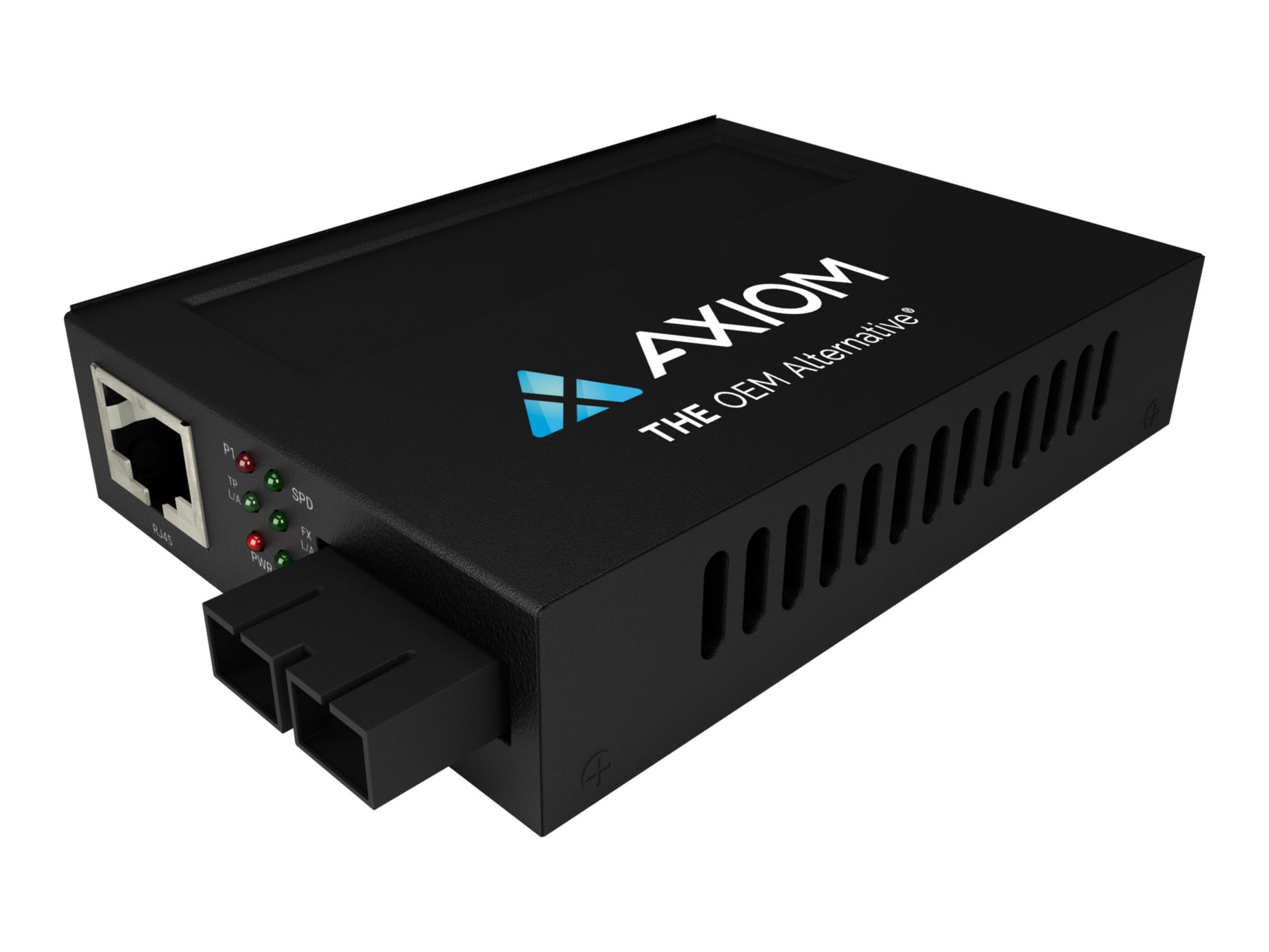 Axiom POE (PSE) Series MCP32-F1-S3S10-AX - fiber media converter - GigE