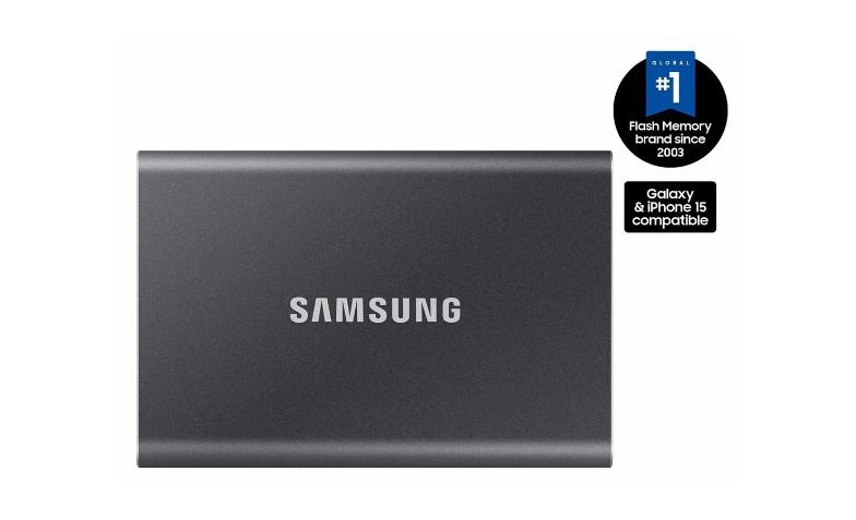 Samsung T7 MU-PC4T0T - SSD - 4 TB - USB 3.2 Gen 2 - MU-PC4T0T/AM