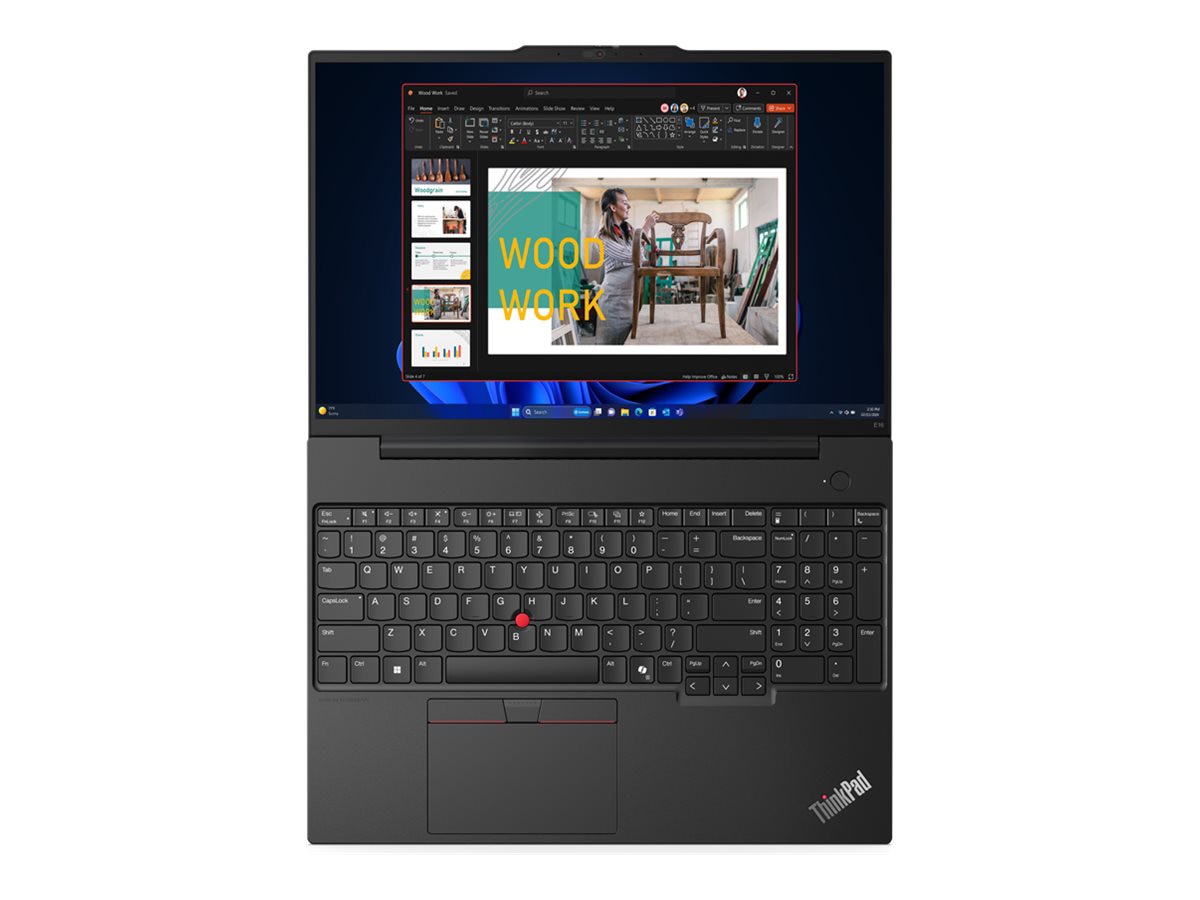Thumbnail 4 of 9 for Lenovo ThinkPad E16 Gen 2 - AI Ready - 16" - Intel Core Ultra 5 - 125U - 16 GB RAM - 256 GB SSD - English