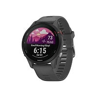 Garmin Forerunner 255 - gray - sport watch with strap - slate gray - 4 GB