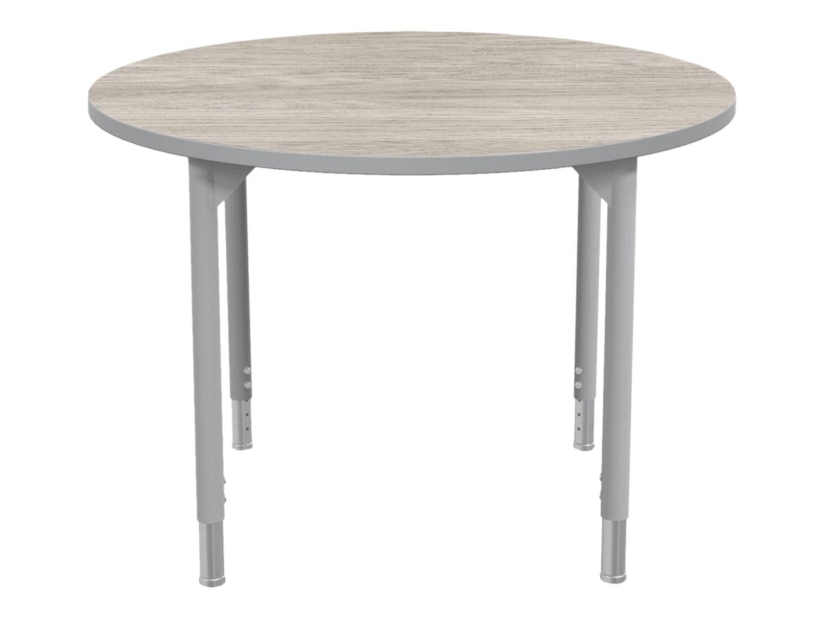 MooreCo Hierarchy Activity - table - round - graphite nebula