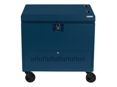 Bretford Cube Toploader TVTL30CAD - cart - for 30 tablets / notebooks - with caddies - topaz