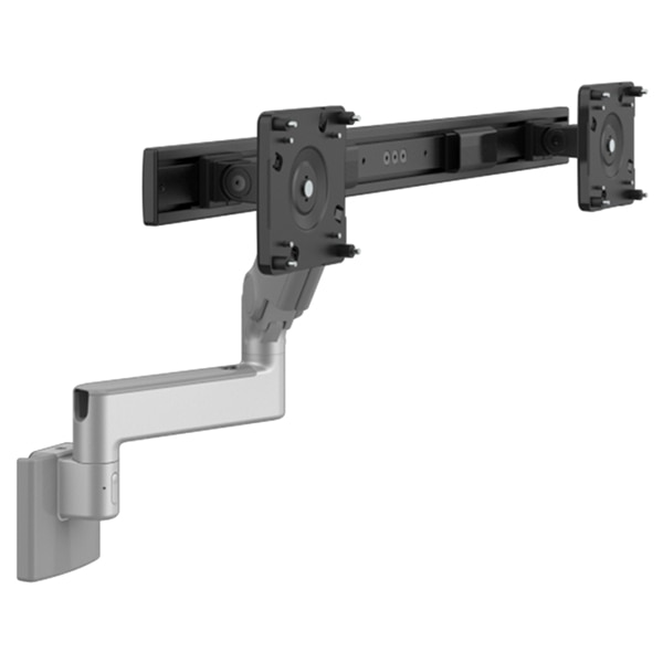 Humanscale M8.1 Monitor Arm for 2 Monitors - Silver