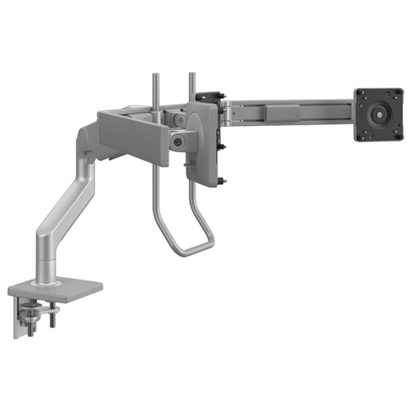 Humanscale M10 mounting kit - for 3 LCD displays - silver with gray trim