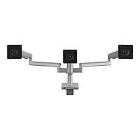 Humanscale M/FLEX M2.1 mounting kit - for 3 LCD displays - silver, gray tri