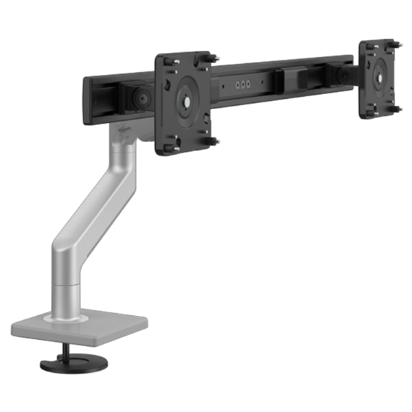 Humanscale M8.1 Monitor Arm for 2 Monitors - Silver