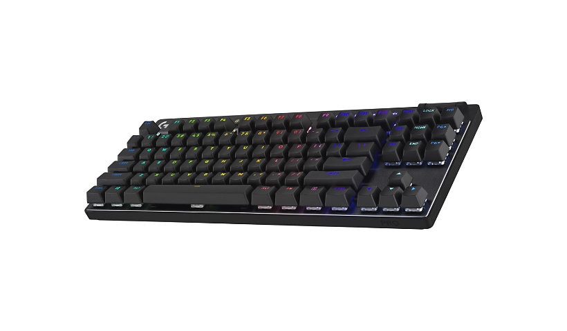 Logitech G PRO X TKL LIGHTSPEED Wireless Gaming Keyboard, Linear Switches (GX Red), Black - keyboard - gaming - QWERTY -