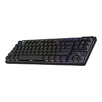Logitech G PRO X TKL LIGHTSPEED Wireless Gaming Keyboard, Clicky Switches (GX Blue), Black - keyboard - QWERTY - US -