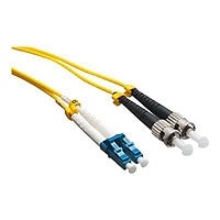 Axiom LC-ST Singlemode Duplex OS2 9/125 Fiber Optic Cable - 7m - Yellow - n