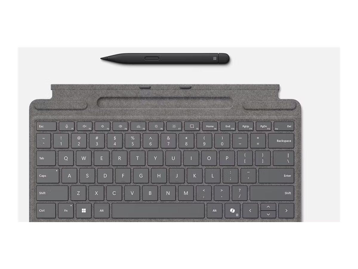 Thumbnail 2 of 2 for Microsoft Surface Pro Keyboard - keyboard - with accelerometer, trackpad, Surface Slim Pen 2 storage and charging tray -