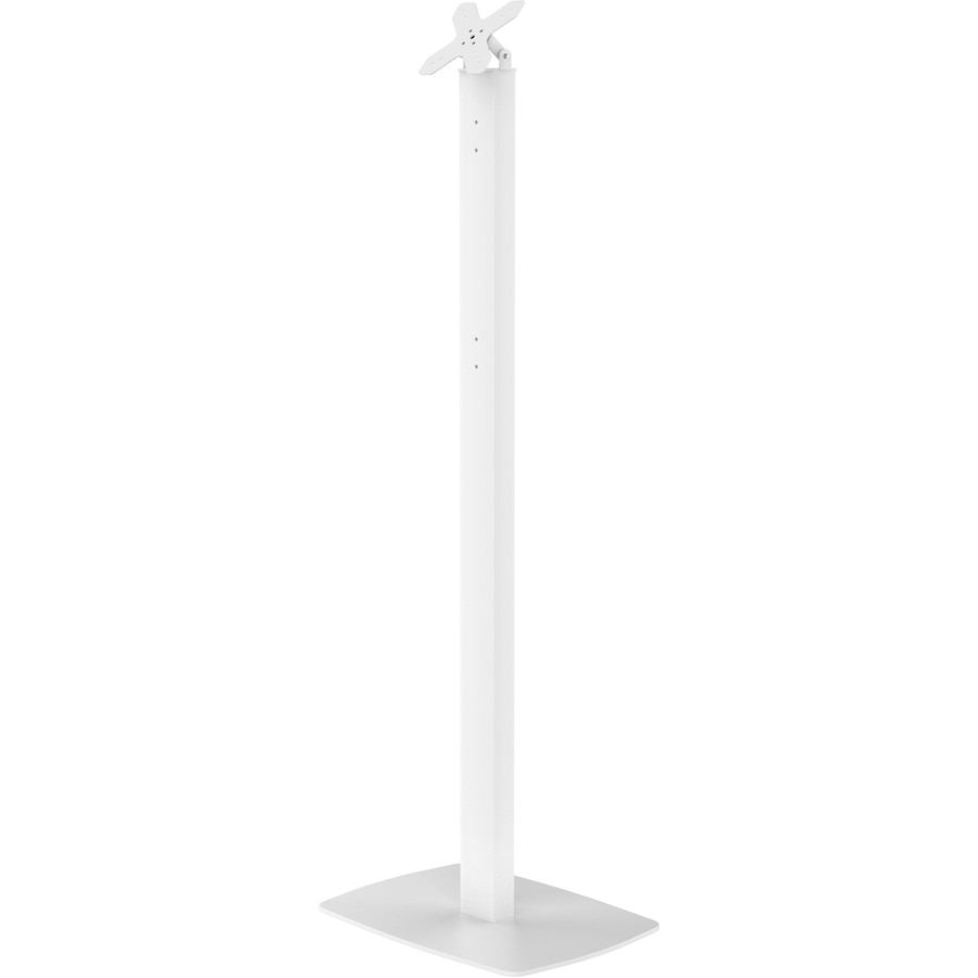 CTA Digital Premium Thin Profile Floor stand with VESA plate and Base (White)