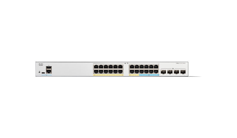 Cisco Catalyst 1300-24MGP-4X - switch - 24 ports - managed - rack-mountable