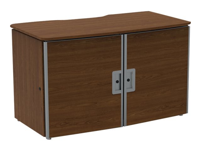 Spectrum AV Credenza - Two Bay with Solid Locking Door cabinet unit - for A