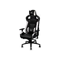 Thermaltake X-Fit - chair - high-density molded foam, PVC faux leather - black/white