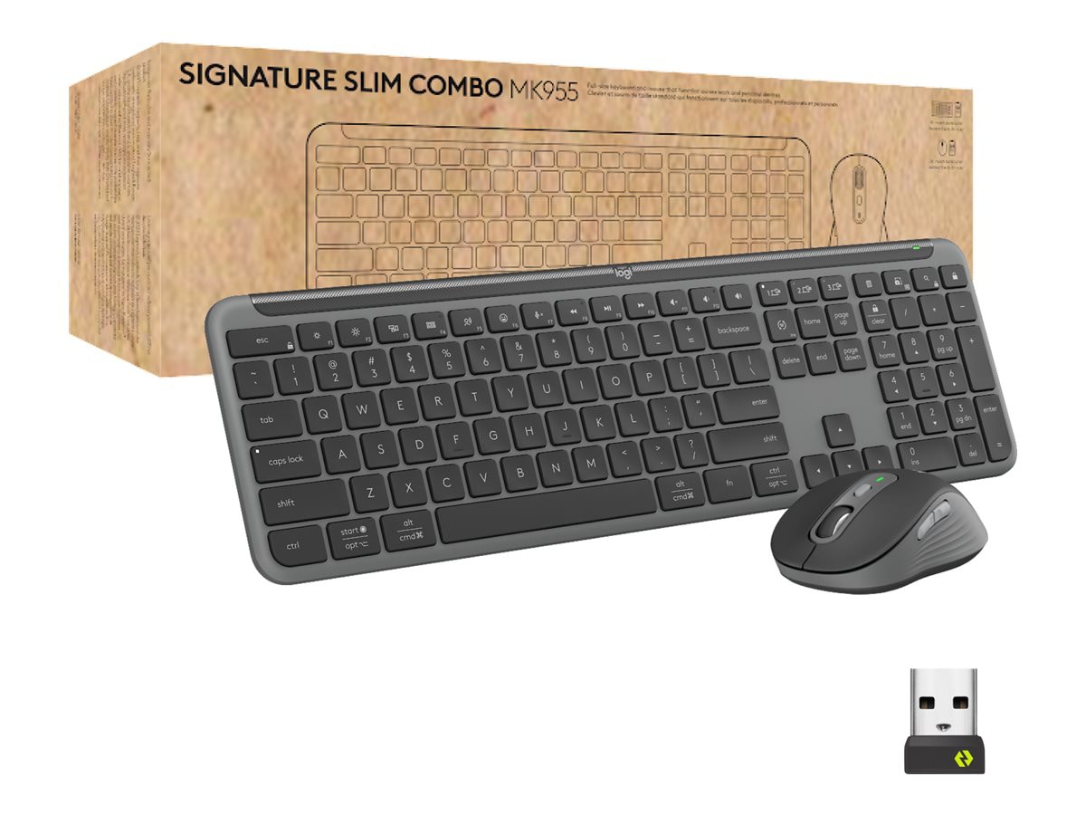 Logitech Signature MK955 Slim Combo for Business - keyboard and mouse set I