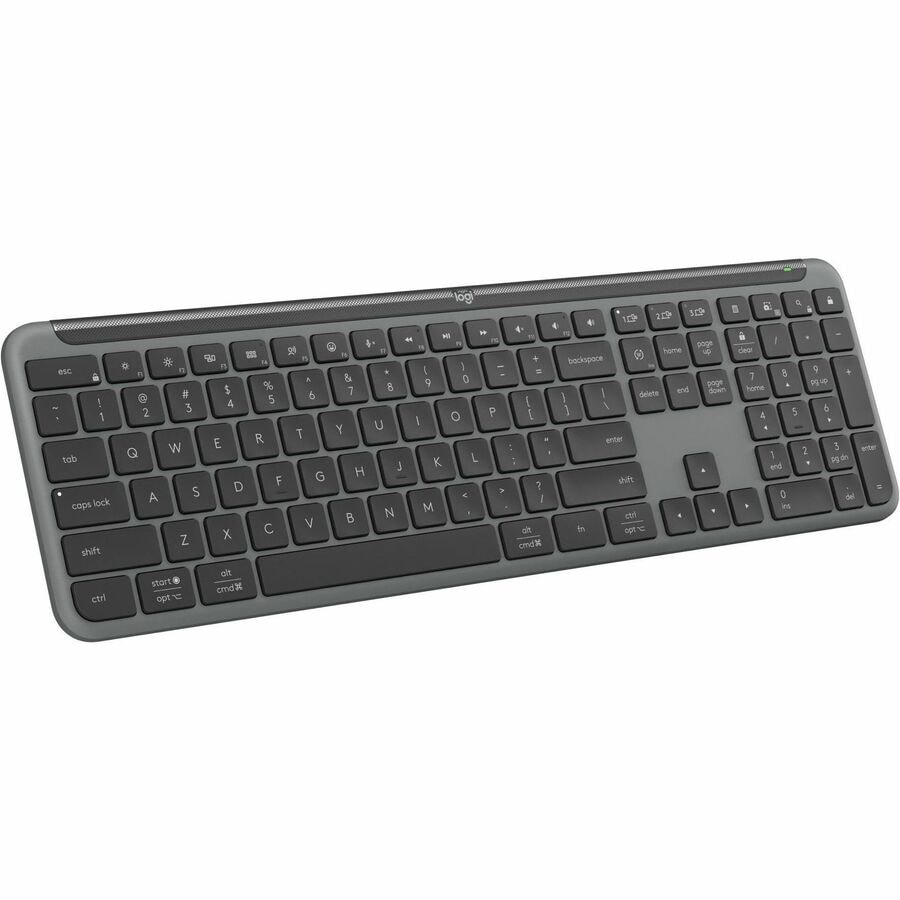 Logitech Signature Slim K950 Wireless Keyboard, Sleek Design, Quiet Typing,