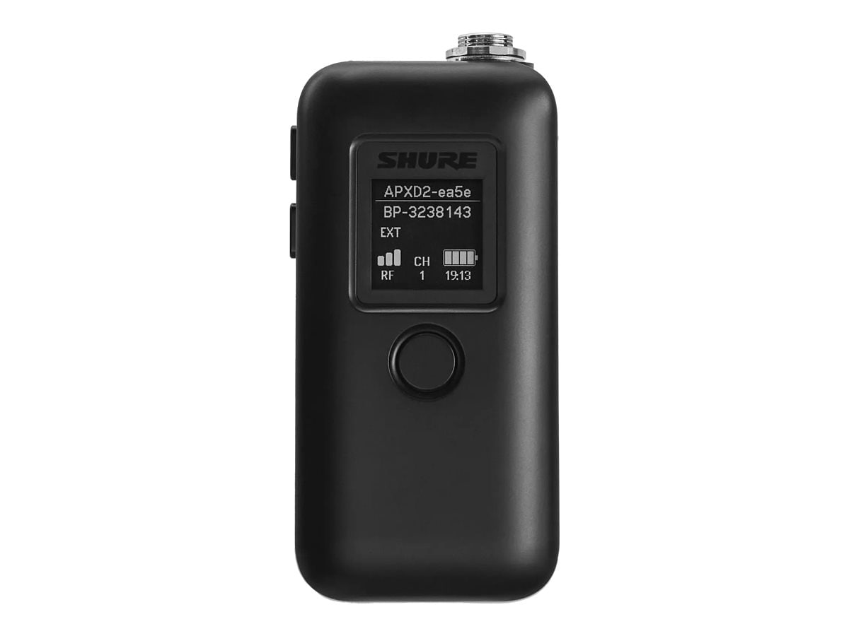 Shure MXW neXt MXW1X/O - Z10 band - wireless bodypack transmitter for wireless microphone system