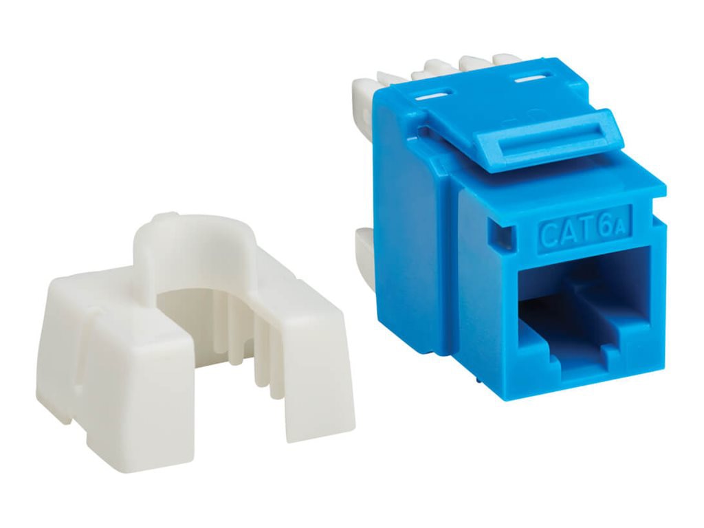 Eaton Tripp Lite Series Cat6a Keystone Jacks, 10 Pack - 4PPoE Compliant, 11