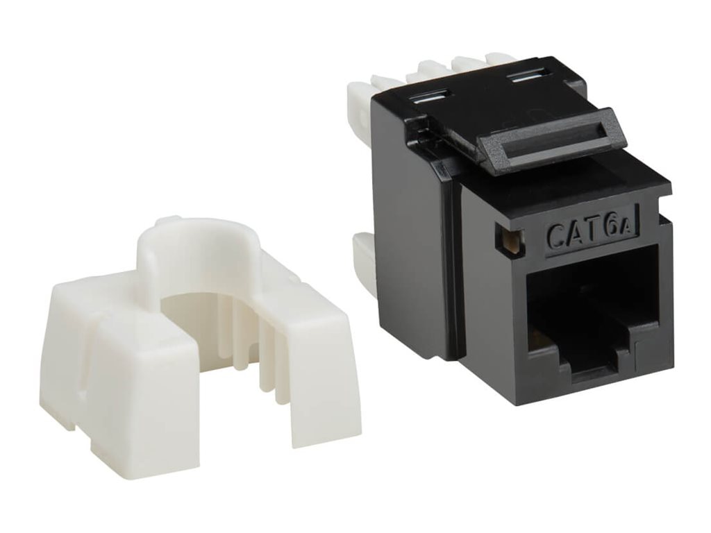 Eaton Tripp Lite Series Cat6a Keystone Jacks, 10 Pack - 4PPoE Compliant, 11