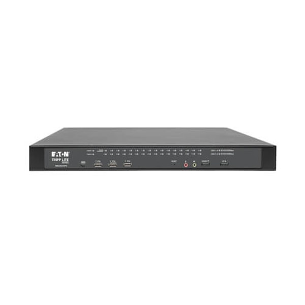 Eaton 32-Port Cat5e KVM over IP Switch - Virtual Media, 2 Remote/1 Local User, HDMI Output, 1U Rack-Mount, TAA