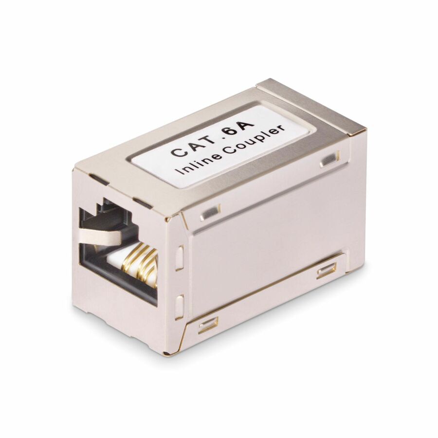 Thumbnail 2 of 6 for StarTech.com Shielded RJ45 Coupler, Inline Cat6a Coupler, Female to Female (F/F), Shielded Ethernet Extension