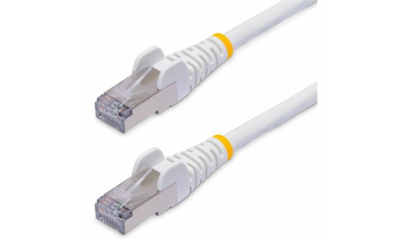 StarTech.com 10ft White CAT8 Ethernet Cable, Snagless RJ45, 25G/40G 2000MHz, 100W PoE, S/FTP, 26AWG Pure Bare Copper,