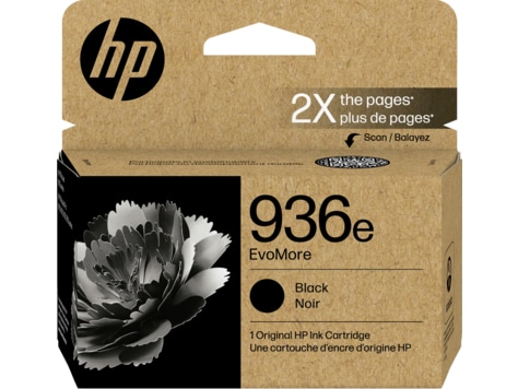 HP EvoMore 936e Original High Yield Inkjet Ink Cartridge - Black - 1 Pack