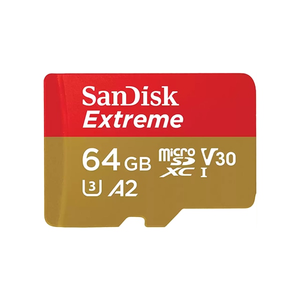 SanDisk 64GB Extreme Micro SDXC UHS-I Memory Card