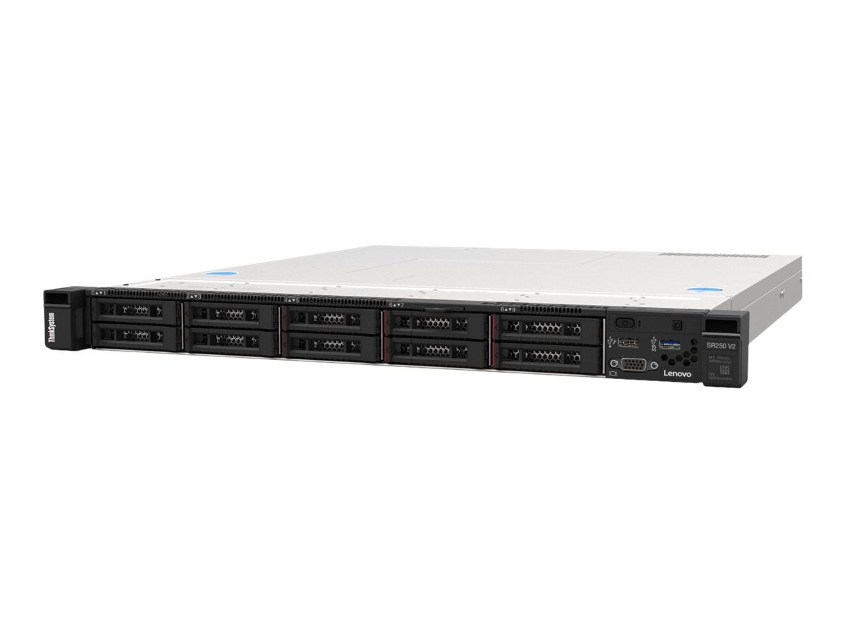 Lenovo ThinkSystem SR250 V2 - rack-mountable Xeon E-2336 2.9 GHz - 16 GB -