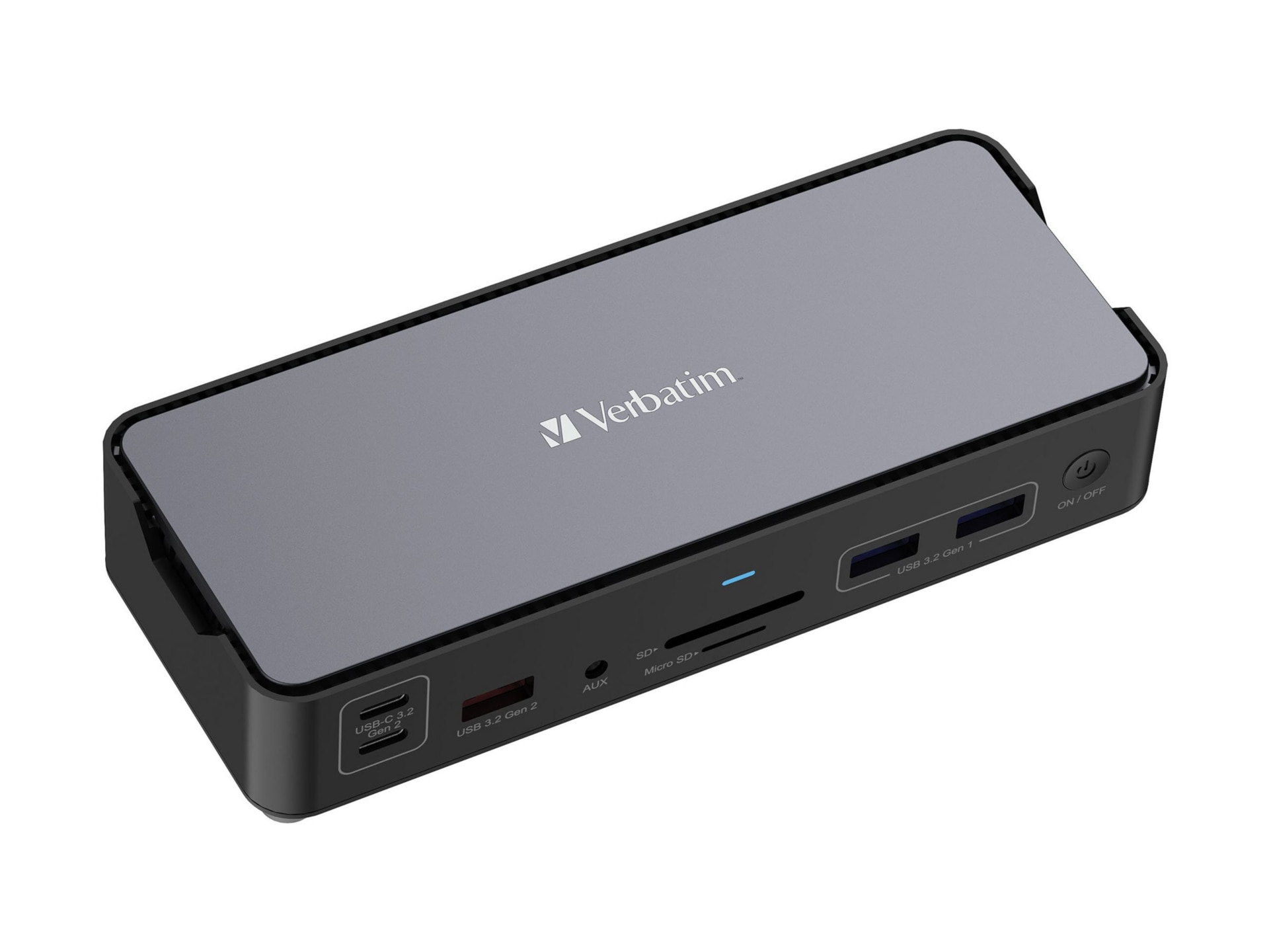 Verbatim Pro - docking station - USB-C - 2 x HDMI, DP - 1GbE