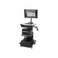 Newcastle Systems NB480 Mobile Powered Workstation - cart - black