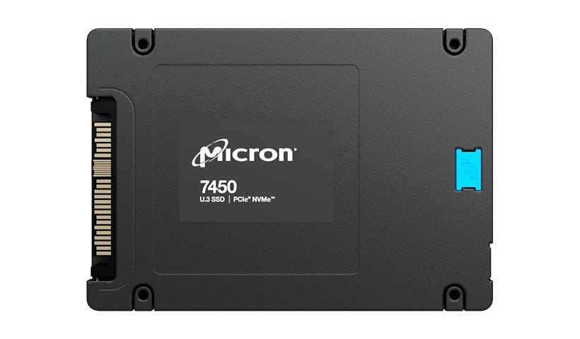 Micron 7450 PRO - SSD - Enterprise - 7680 GB - U.3 PCIe 4.0 (NVMe) - TAA Compliant
