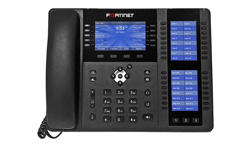 Fortinet FortiFone FON-580B - VoIP phone - with Bluetooth interface