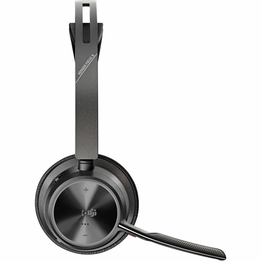 Thumbnail 2 of 7 for Poly Voyager Focus 2 Microsoft Teams Certified USB Headset +USB-C/A Adapter + Charging Stand