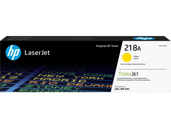 HP 218A Original Laser Toner Cartridge - Yellow - 1 Each