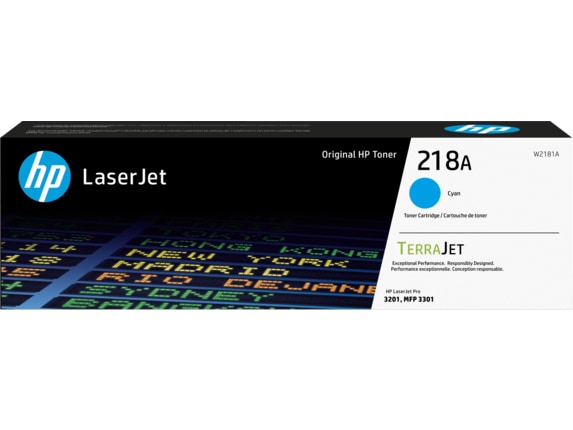 HP 218A Original Laser Toner Cartridge - Cyan - 1 Each